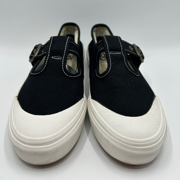 Vans Style 93 Mary Jane Black Canvas Shoes with Buckle Women Size 8 - Picture 2 of 6